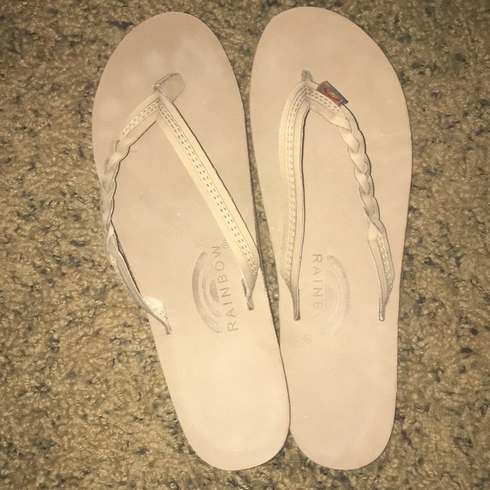 Rainbow Flip Flops